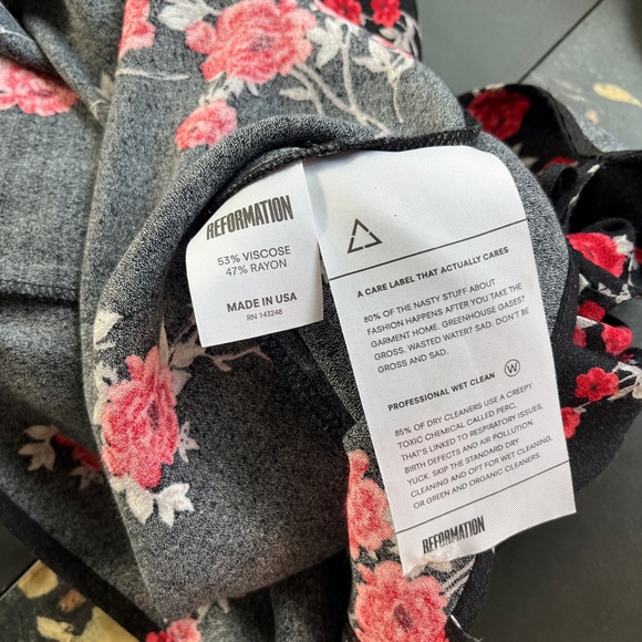 Reformation Floral Mini Dress - Picture 5 of 5